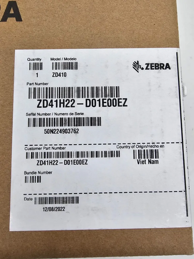 Zebra ZD410 Image