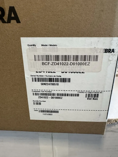 Zebra ZD410 Image