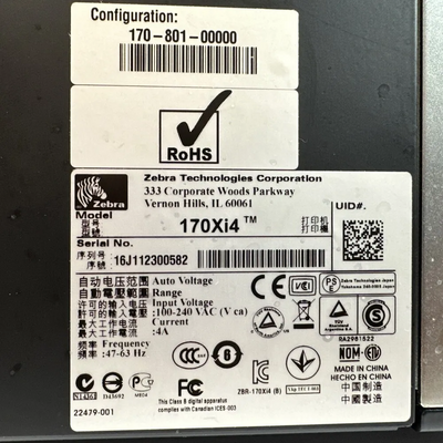 Zebra 170Xi4 Image