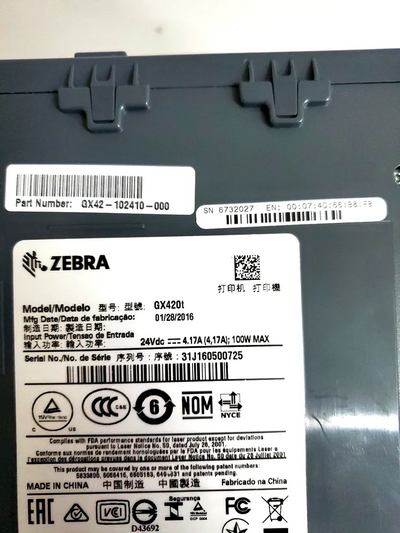 Zebra GX420T (GX42-102410-000) Image