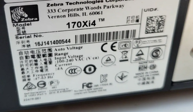 Zebra 170XI4 Image