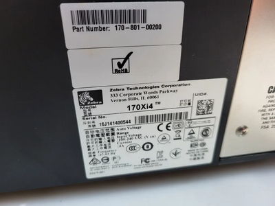 Zebra 170XI4 Image