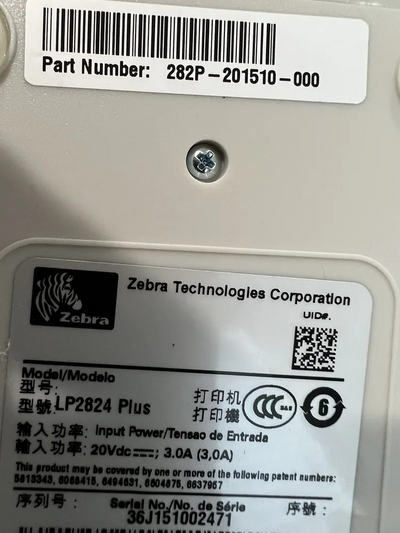 Zebra 2824 plus Image