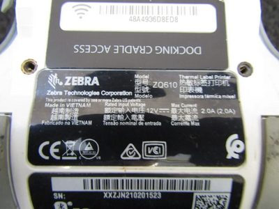 Zebra ZQ61-HUFA000-00 Image
