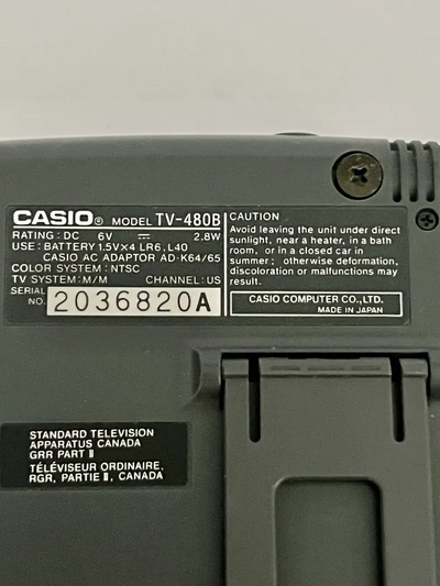 Casio TV-4808 Image