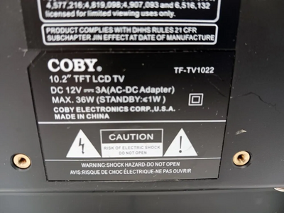 Coby Tf-tv1022 Image