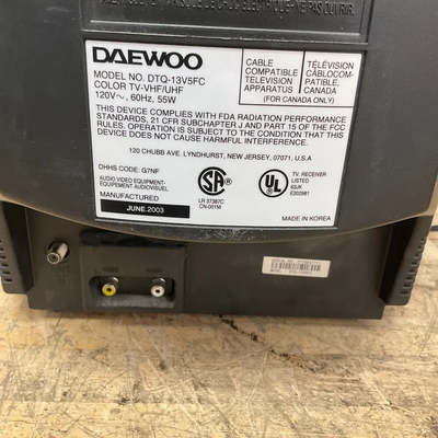 Daewoo DTQ-13V5FC Image