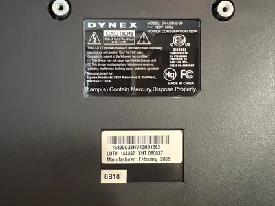 Dynex DX-LCD32-09 Image
