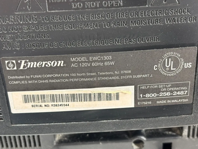Emerson EWC1303 Image