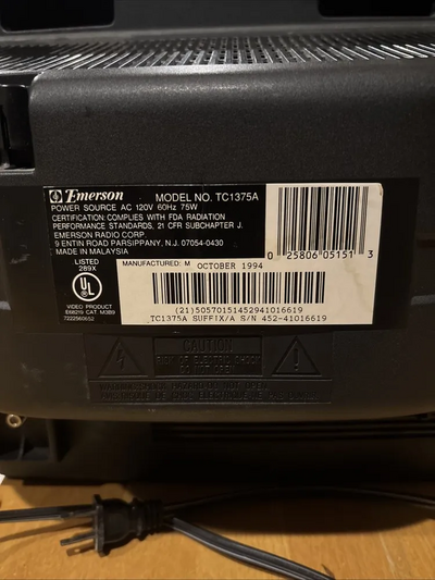 Emerson Tc1375a Image