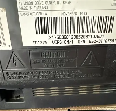 Emerson Tc1375a Image