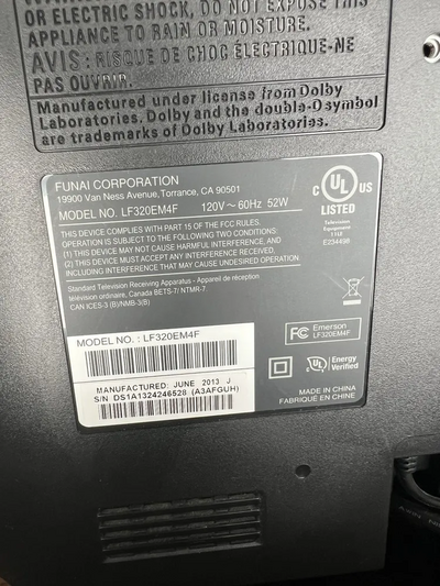 Emerson Lc320em2f Image