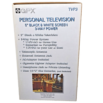 GPX TVP3 Image