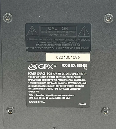 GPX Te1982b Image