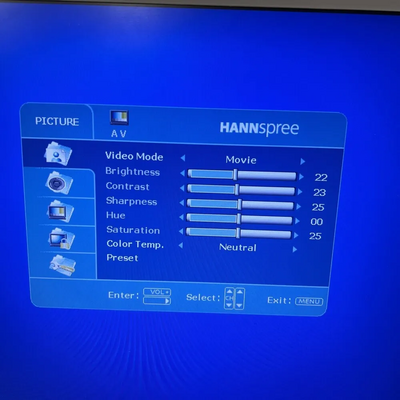 Hannspree MLB Chicago Cubs LCD Monitor/TV Image