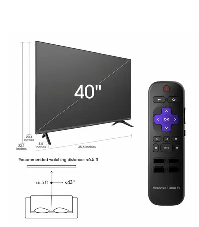 HISENSE USA CORPORATION 40H4030F1 Image