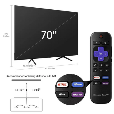 Hisense 70a6g Image