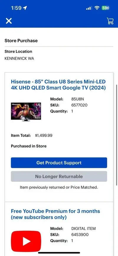 Hisense 85h6570g Image