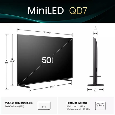 Hisense 50QD7QF Image