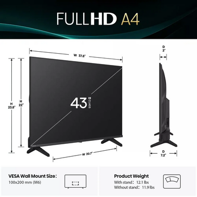 Hisense 43A4NF Image
