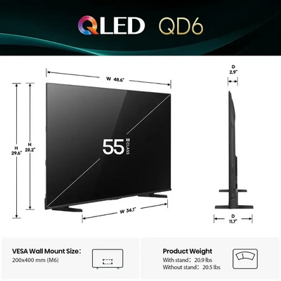 Hisense 55QD6QF Image