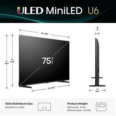 Hisense U6 fire tv Image