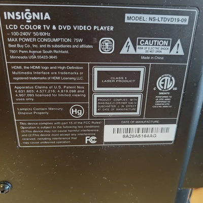 Insignia Ns ltedvd19 Image
