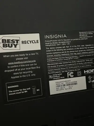 Insignia NS-39DR510NA17 Image