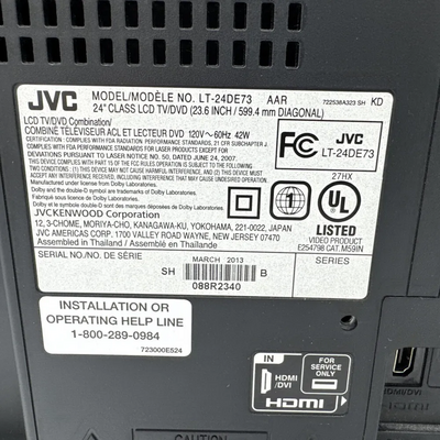 JVC LT-24DE73 Image