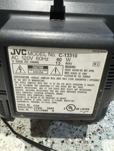 JVC C-13310 Image