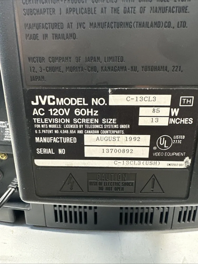 JVC C-13910 Image