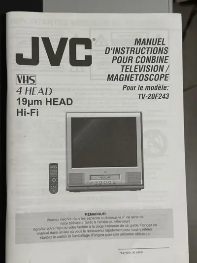 JVC Tv-20f242 Image