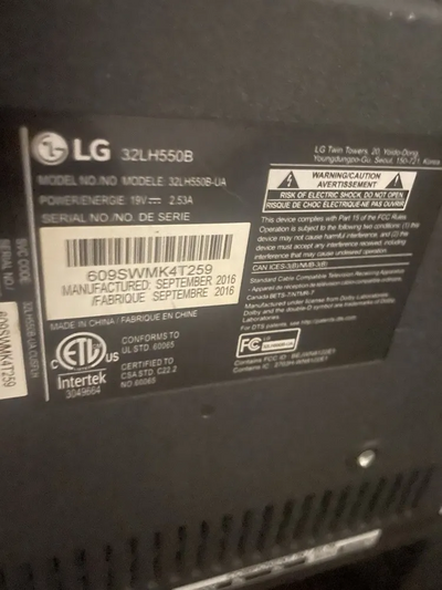 LG 32lm577bzua Image