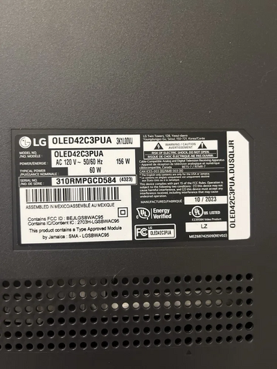 LG Oled42c3pua Image