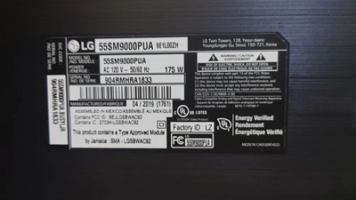 LG 55sm9000pua Image