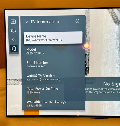 LG Oled42c2pua Image