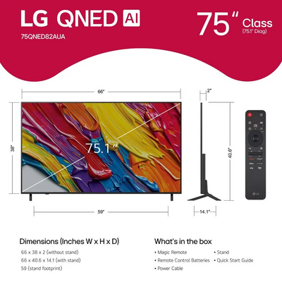 LG 75qned82aua Image