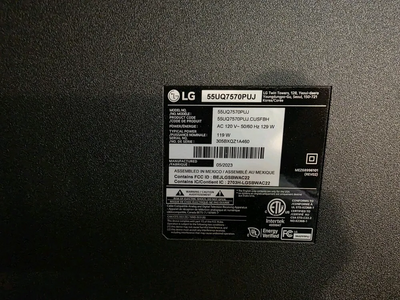 LG 55UQ7570PUJ Image
