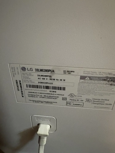 LG 32LM620BPUA Image