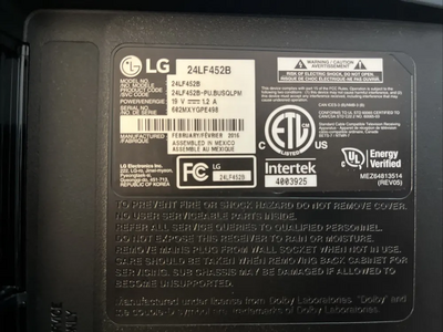 LG 24LF452B Image