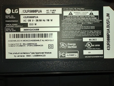 LG 43ur9000pua Image