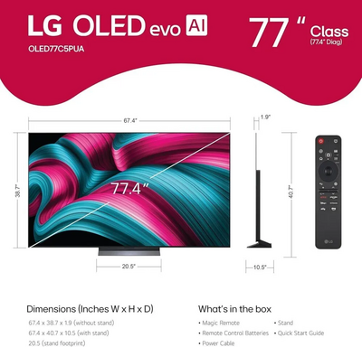 LG Oled77c5pua Image