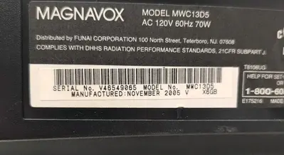 Magnavox Cj4047 Image