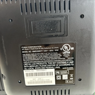 Magnavox 19MD359B/F7 Image