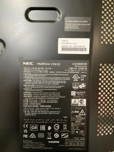 NEC Multisync c981q Image