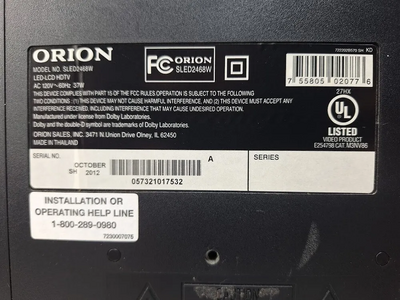 Orion 24" led hdtv Image