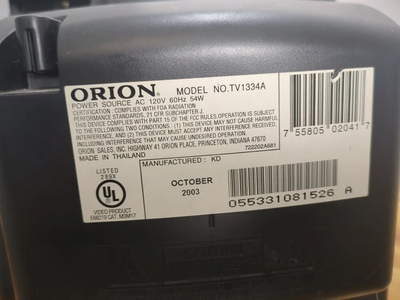 Orion TV1334A Image