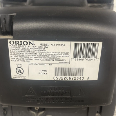 Orion TV1334 Image