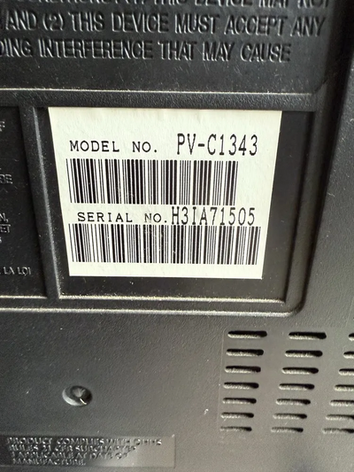 Panasonic Pv-1343 Image