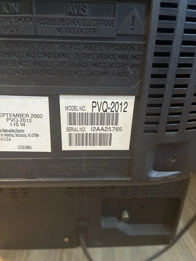 Panasonic PV-M1347 Image